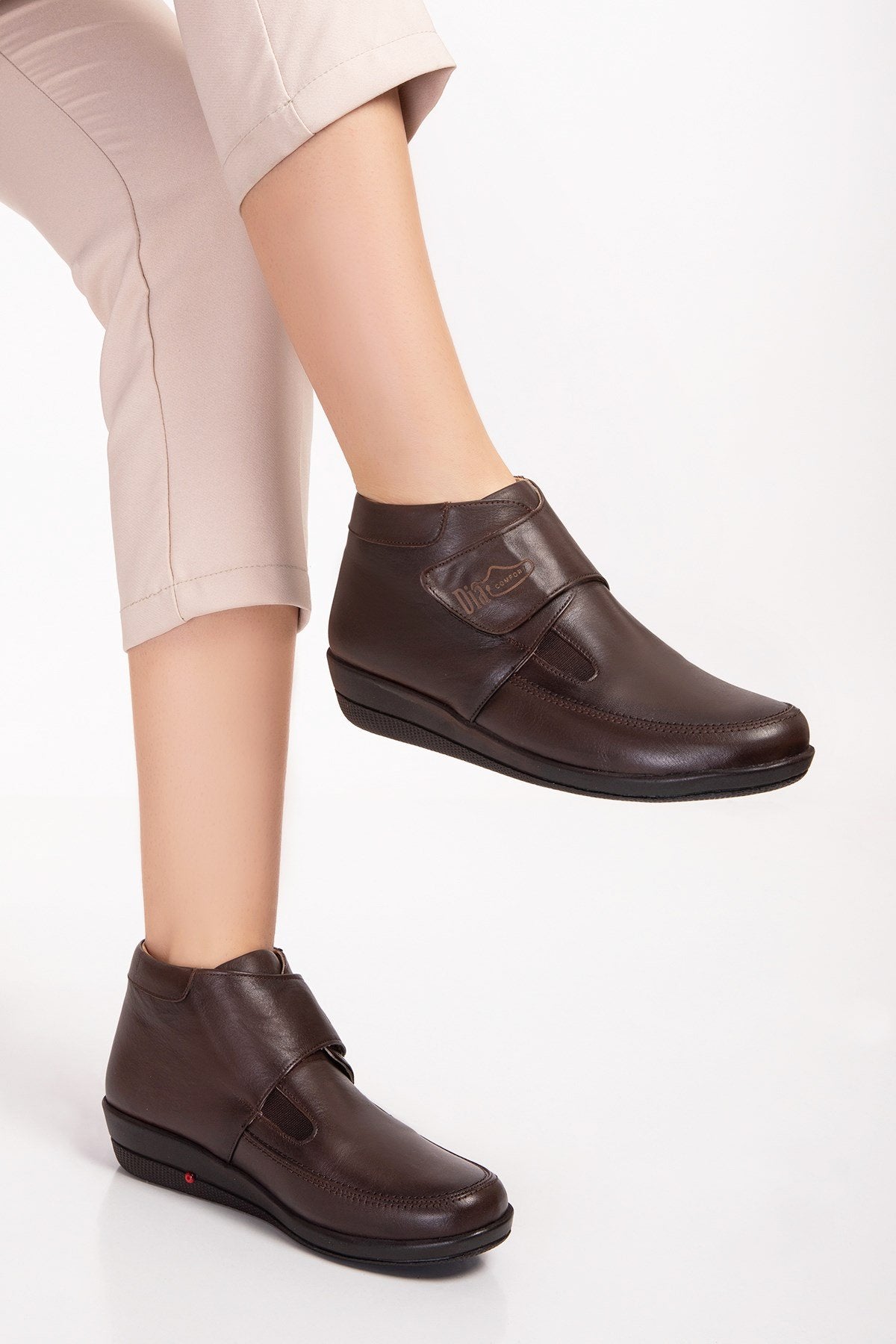 Valencifit Softrix Ortopedik Deri Kadın Botları (DİA-009)